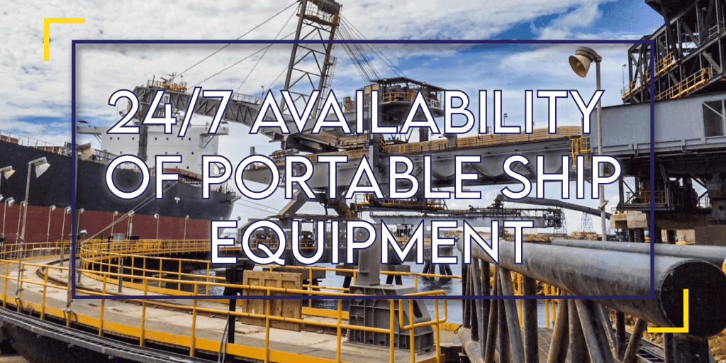 Ensuring 24/7 Availability of Portable Ship Equipment