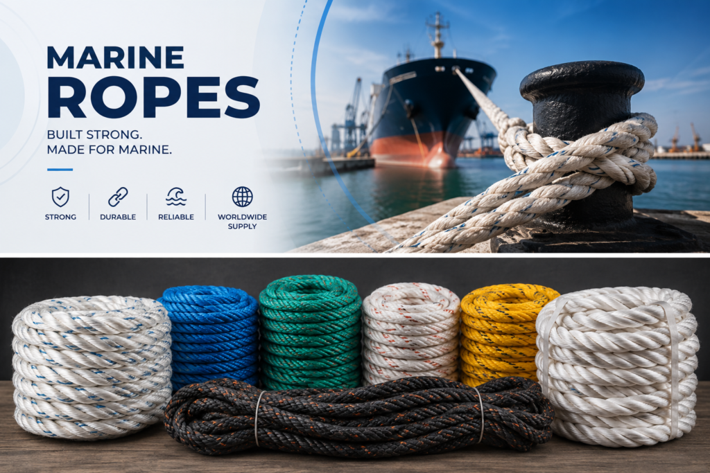 Marine Ropes for Marine and Industrial Applications 1 Marine Rope Supplier Egypt